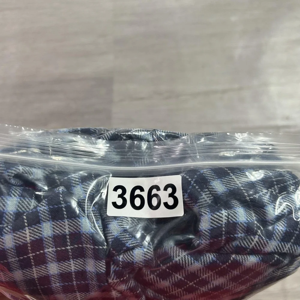 NEW Wrangler Jacket Mens 2XL Blue Plaid Quilted Flannel‎ Western Snap Shacket